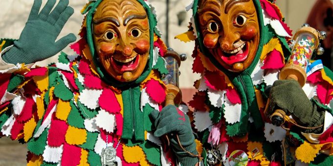 Die Luzerner Fasnächtler können das Guuggali nicht im Kulturzentrum «Südpol» feiern. Fasnächtler Symbolbild Luzerner Fasnacht