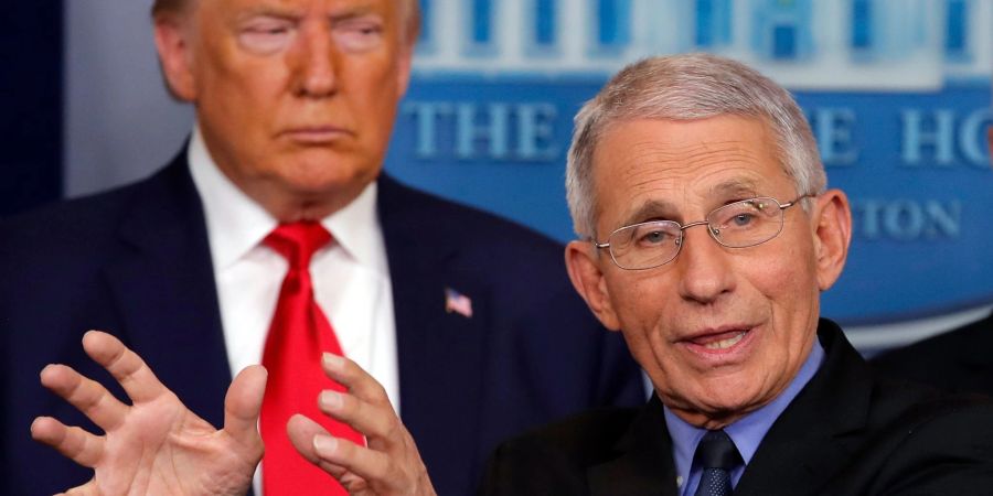 Trump: Fauci hat genug Geld verdient, um selbst für Personenschutz zu zahlen. (Archivbild)