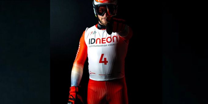 Ein Ski-Kumpel von Justin Murisier hat bei diesem Foto ganz genau hingeschaut ... Justin Murisier
