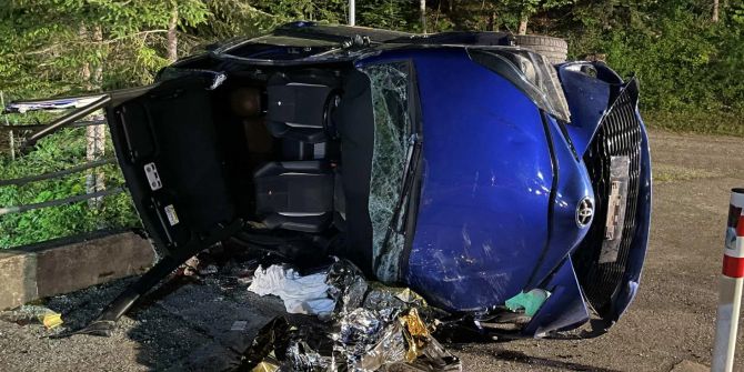 Unfall in Moléson-sur-Gruyères.