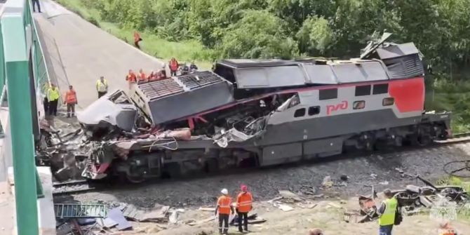 Züge verunglückt
