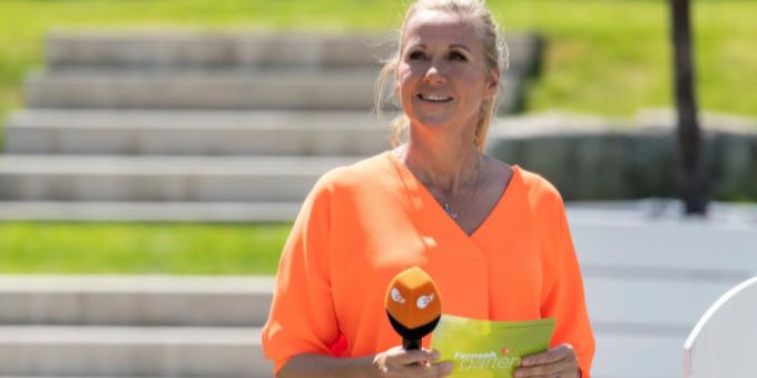 Fällt Andrea Kiewel am Sonntag als Moderatorin im «ZDF-Fernsehgarten» aus? Kiewel