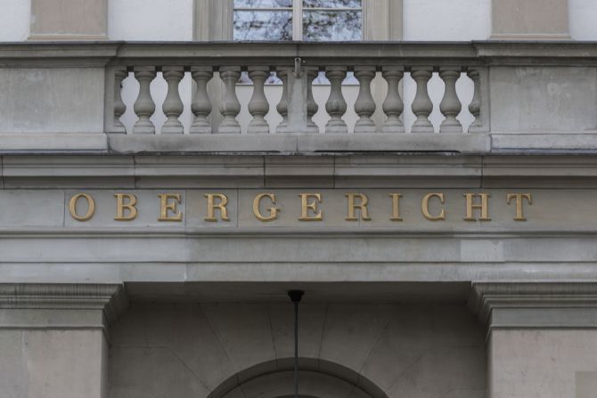 Schriftzug Obergericht