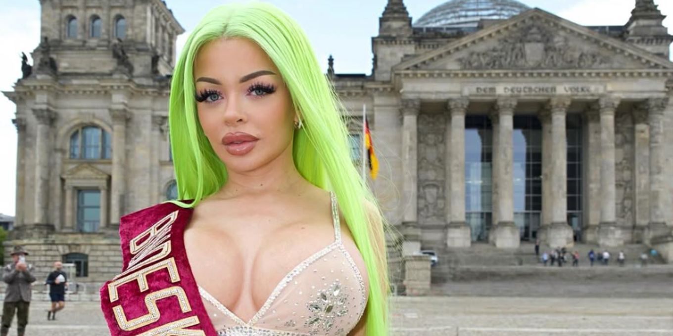 Katja Krasavice provoziert als Bundeskanzlerin vor Bundestag | Nau.ch