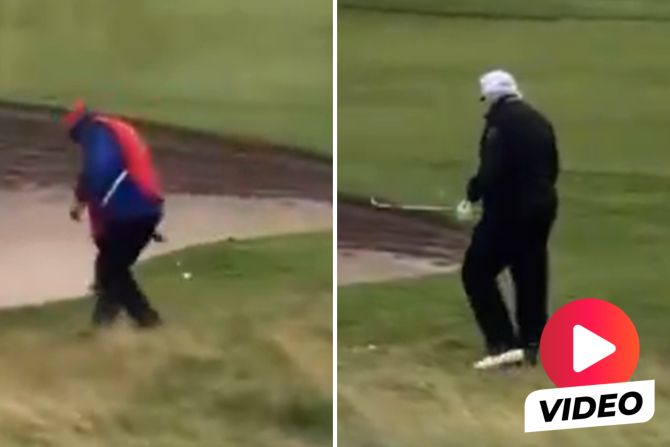 Donald Trump Golf Caddy