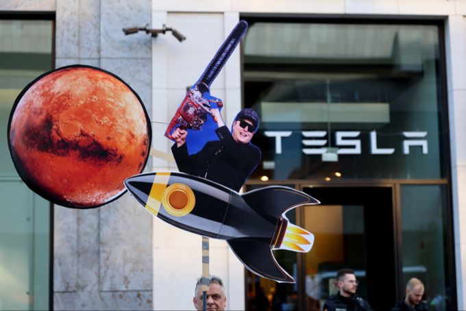 Zuletzt gab es vermehrt Proteste gegen Musk und Tesla. musk