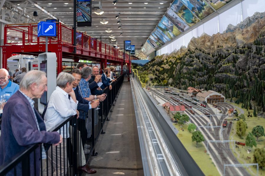 Ein besonderes Highlight ist die vollständig erneuerte Gotthardbahnmodell-Anlage. Mit einer Länge von 31,5 Metern und einer Breite von 3,5 Metern zählt sie zu den grössten Modellbahnen der Schweiz.