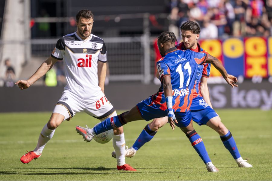 Auf Platz fünf folgen die Basler Avdullahu (wechselt zu Hoffenheim) und Traroé gemeinsam mit St.Gallens Stürmer Geubbels.