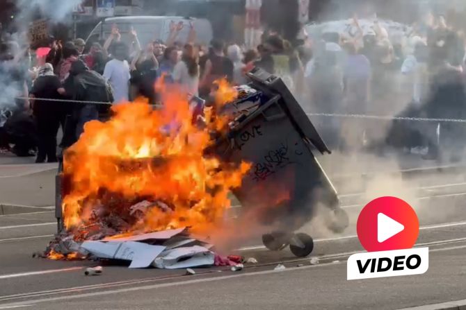 Polizei Zürich Demo
