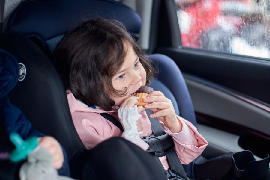 Ferien Snacks Autofahrt