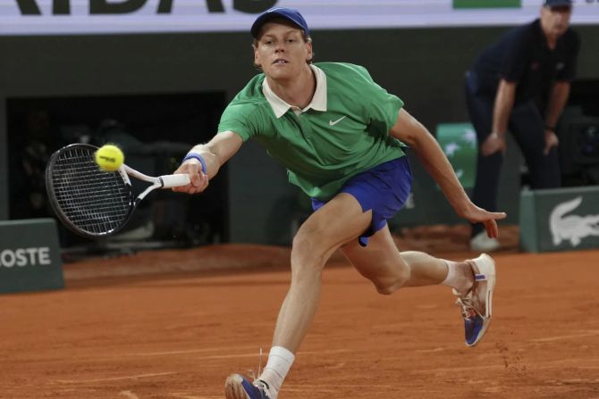 French Open Jannik Sinner