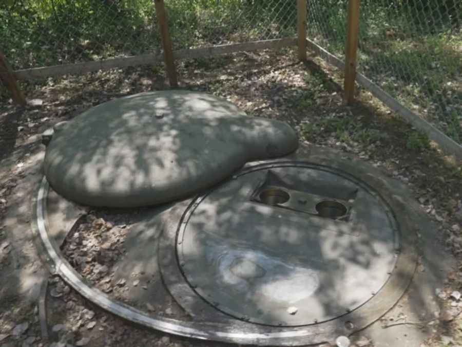 Der Bunker von Trin GR: Einer der wenigen nicht-geheimen Standorte einer solchen Anlage.