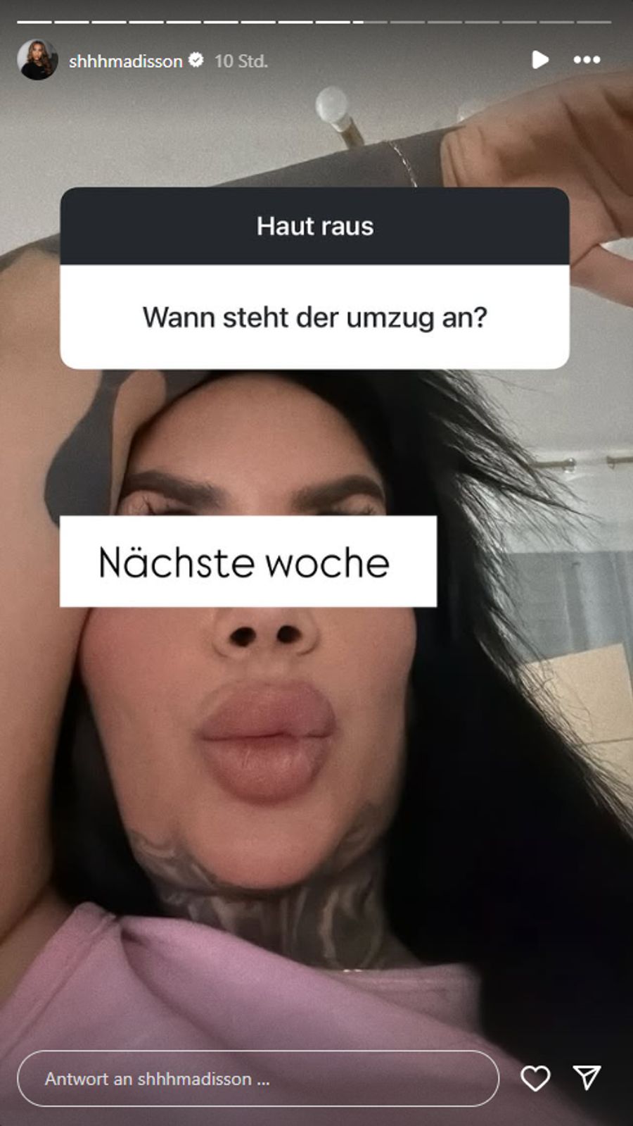 Nächste Woche kehrt sie Deutschland endgültig den Rücken.