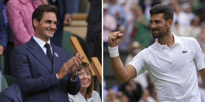 Wimbledon Djokovic Roger Federer