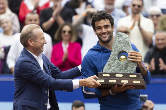 Letztes Jahr holte Matteo Berrettini den Titel in Gstaad. swiss open gstaad