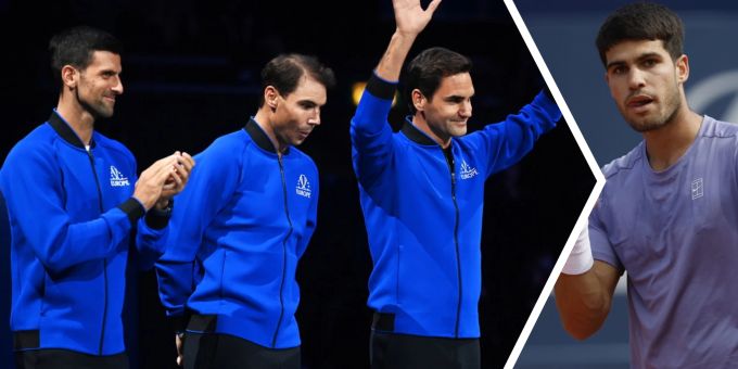 In dem Alter - Djokovic schwärmt: Alcaraz ist Roger, Rafa & mir voraus