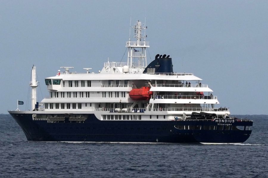 Das Schiff konnte noch nirgends anlegen, an Bord gelten Hygienevorschriften.