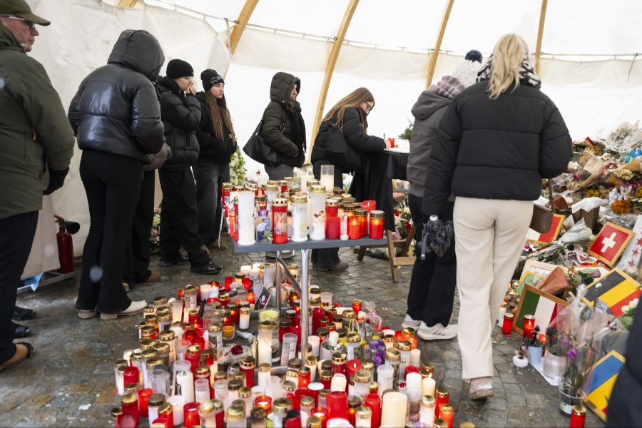 Crans-Montana Trauer Brand