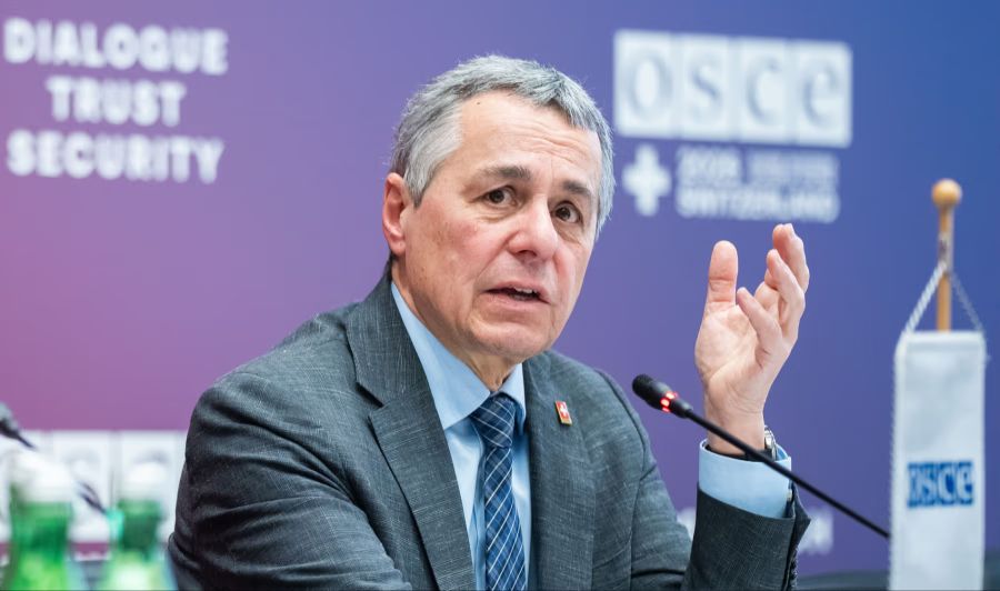 2026 amtet FDP-Aussenminister Ignazio Cassis als Vorsitzender der OSZE.