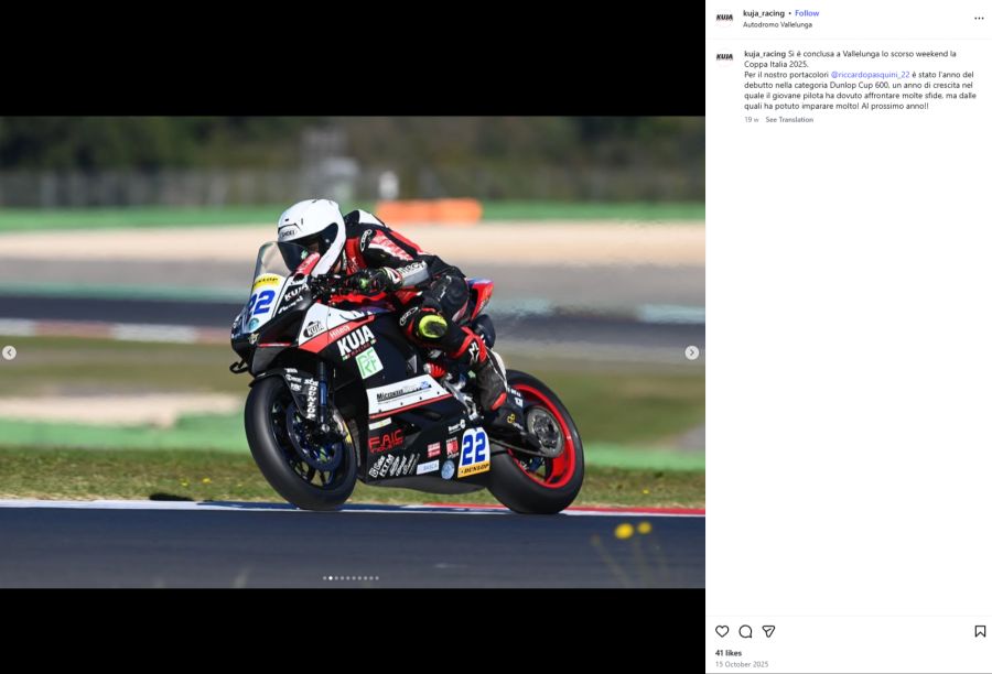 Noah Dettwiler Supersport Ducati