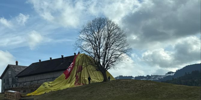 Heisluftballon Gonten