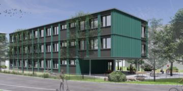 Holzmodulbau Schulraum