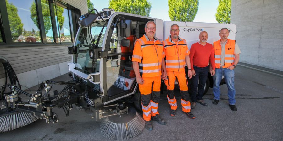 Elektrische Kehrmaschine Bezirk Küssnacht