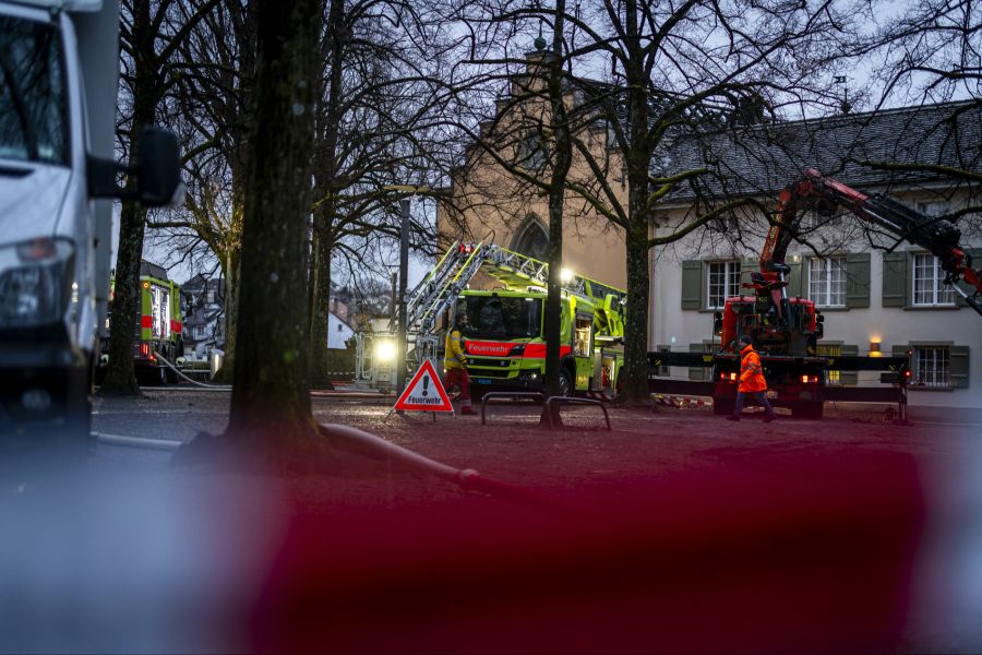 Zürcher Freimaurer gehen von Brandstiftung aus.