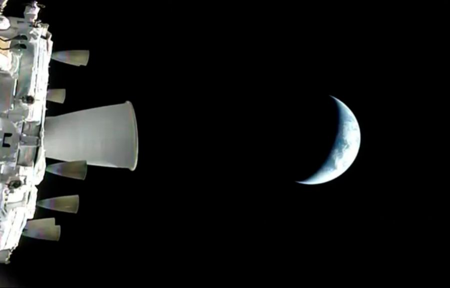Perspektivenwechsel: So blicken die Astronauten momentan auf ihr zu Hause.