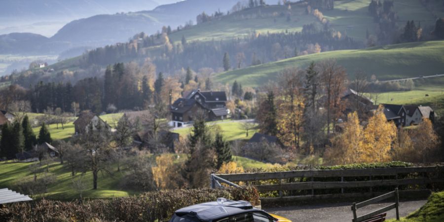 Begleitet von Sicherheitsfahrern kurven die selbstfahrenden öV-Taxis bereits durch die Ostschweiz. (Archivbild)