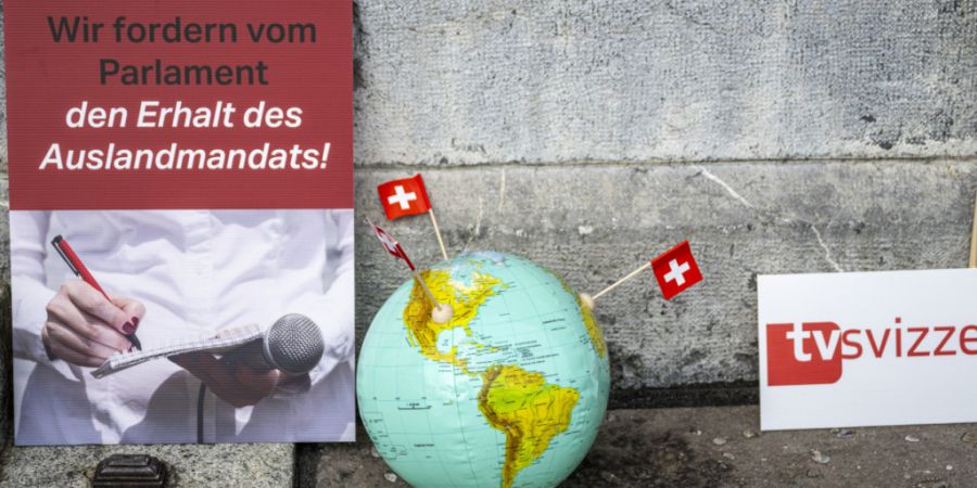 Die Mediengewerkschaft SSM reichte im Dezember eine Petition zur Rettung von Swissinfo und des Auslandmandats der SRG ein. (Archivbild)