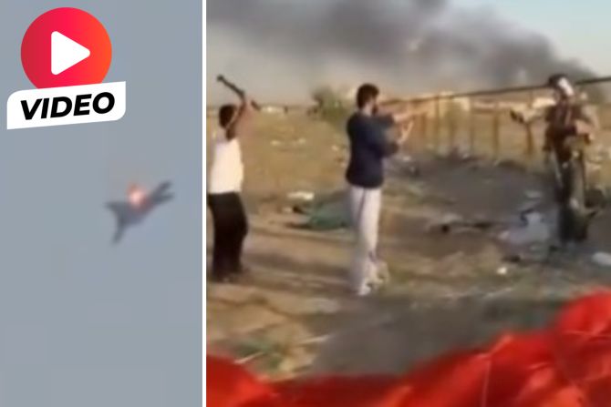 Abgeschossener US-Pilot Kuwait Eisenstange