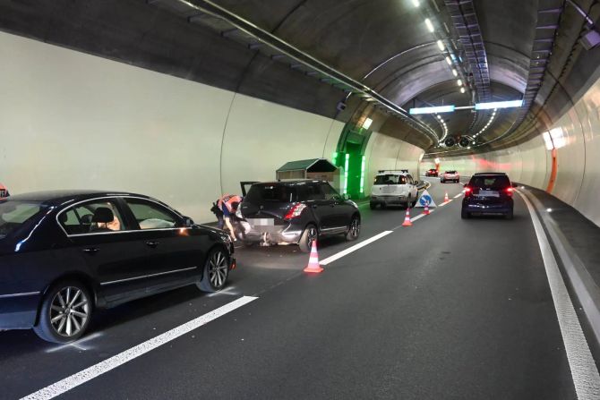 Unfall Schorentunnel