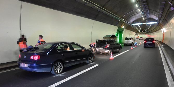 Unfall Schorentunnel