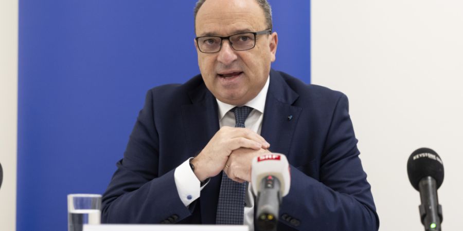 Der Aargauer Finanzdirektor Markus Dieth zur Staatsrechnung 2025: «Es ist gesamthaft schön, dass wir schwarze Zahlen schreiben können. Wir sind auf der sicheren Seite.» (Archivbild)