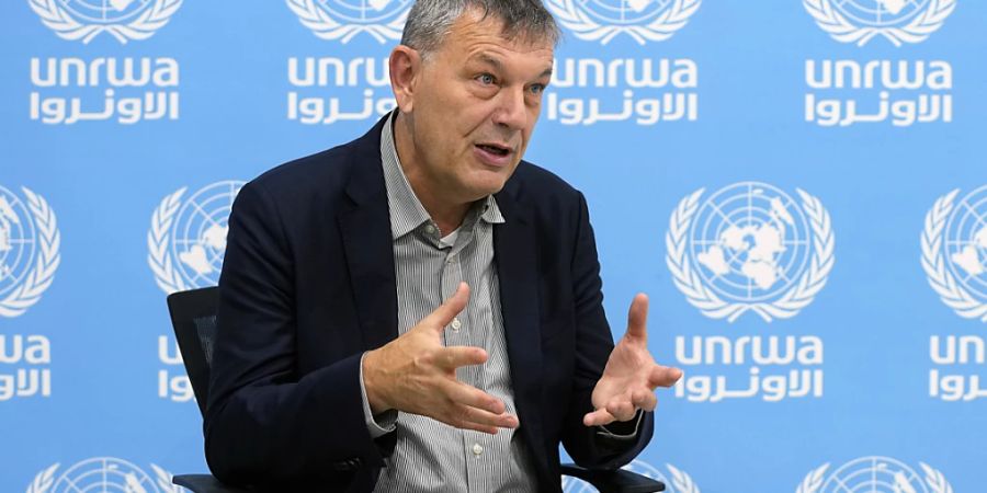 Der Schweizer UNRWA-Direktor Philippe Lazzarini wirft Israel Folter von verhafteten UNRWA-Angestellten vor: «Wir haben Zeugenaussagen aus erster Hand, die Israel systematische Misshandlung und Folter vorwerfen.» (Archivbild)