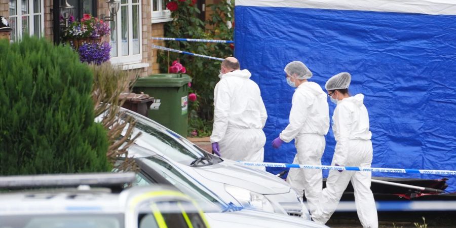 Nach einem tödlichen Gewaltverbrechen an drei Frauen hat die britische Polizei einen Tatverdächtigen gefasst.