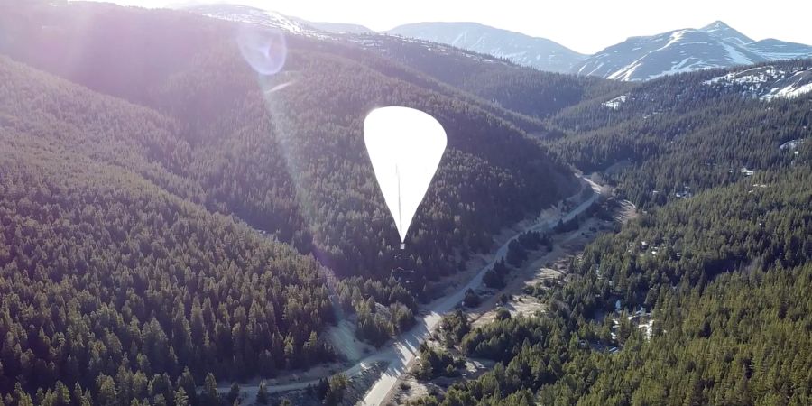 Microballon schwebt über Colorado