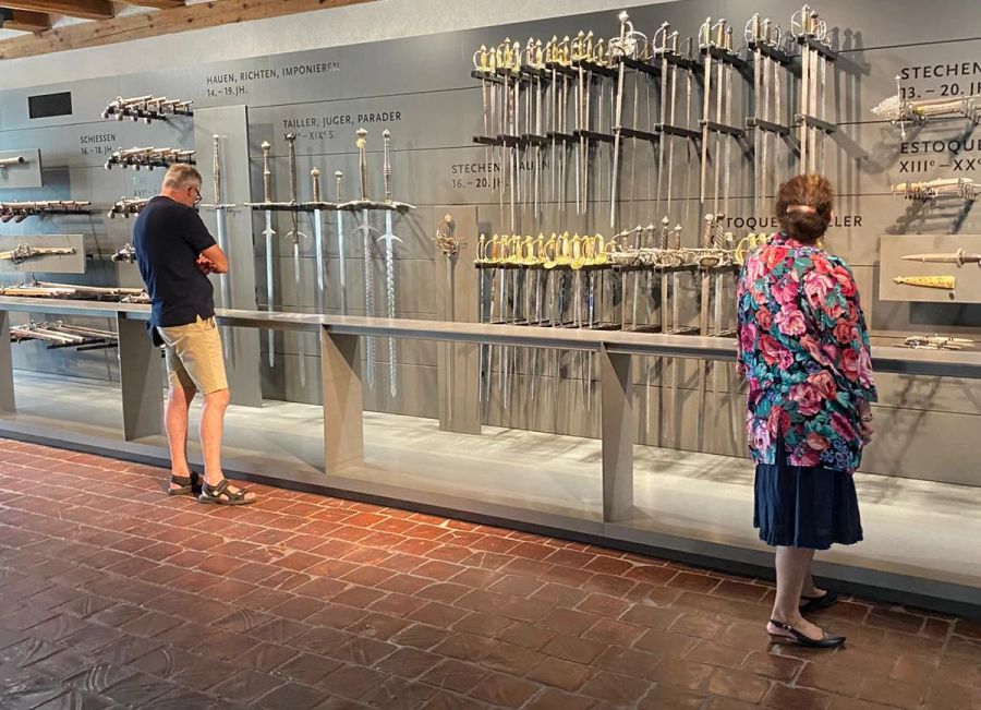 In der Ausstellung im Alten Zeughaus in Solothurn geht es um Krieg und Frieden.