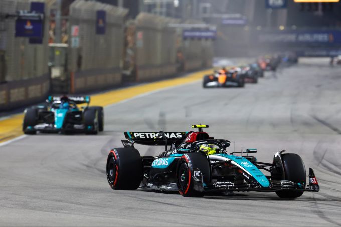 Mercedes konnte beim Singapur-GP der Formel 1 nicht um den Sieg kämpfen. Mercedes Formel 1 Singapur