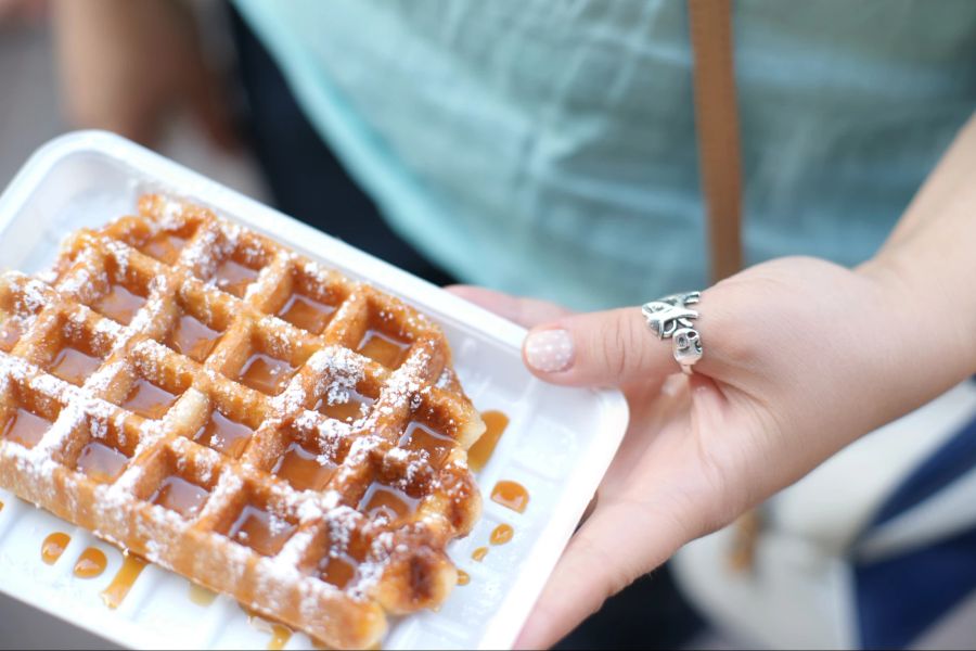 Waffel, Snack