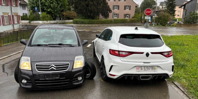 Istighofen TG - Besoffener Autofahrer verursacht Kollision