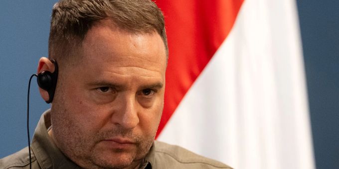 Chef des ukrainischen Präsidentenbüros, Andrij Jermak: Die für drei Tage um den Tag des Sieges am 9. Mai verkündete Waffenruhe des Kremls sei nur «Manipulation». (Archivbild) Jermak