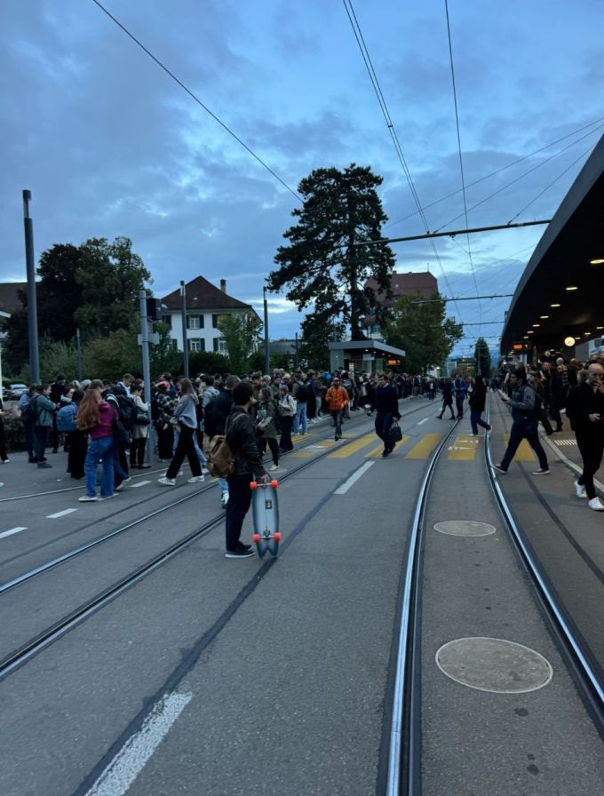 ÖV-Chaos in Zürich. Zürich ÖV