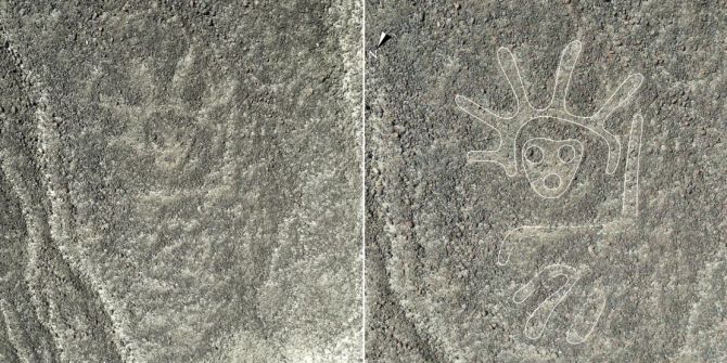 Malereien Wüste Nazca Peru