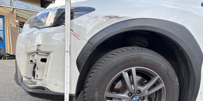 Bei der Kollision wurde niemand verletzt. Kollision