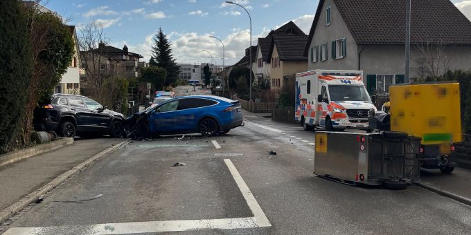 Weinfelden TG: Bei Kollision verletzt. Weinfelden TG