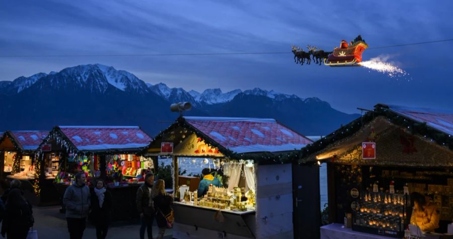 Weihnachtsmarkt Montreux Noël