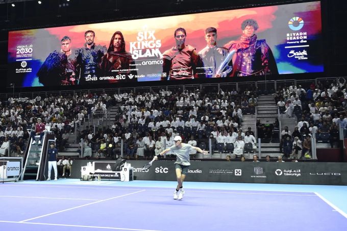 Jannik Sinner beim «Six Kings Slam» in Saudi-Arabien. Jannik Sinner