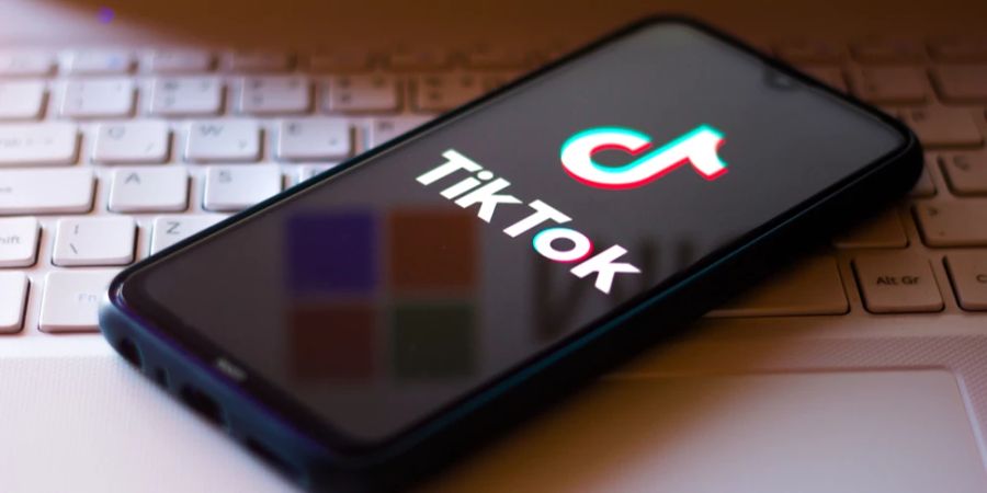 TikTok Icon Smartphone Tastatur